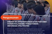 DIBUKA SELEKSI PENGANGKATAN PERTAMA DOSEN POLITEKNIK PENGAYOMAN INDONESIA (POLTEKPIN) MELALUI MEKANISME PERPINDAHAN DARI JABATAN LAIN TAHUN 2026