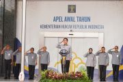 Pimpin Apel Perdana 2026, Sekjen Kemenkum Nico Afinta: Apa yang Kau Dapat Nanti Karena Hari Ini