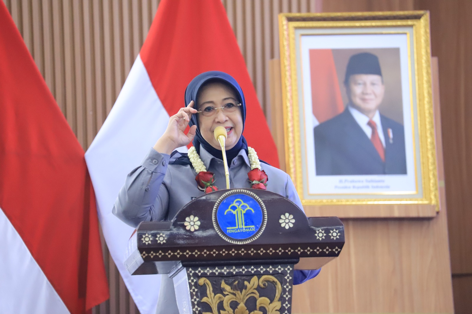 pisah sambut kepala BPSDM Hukum