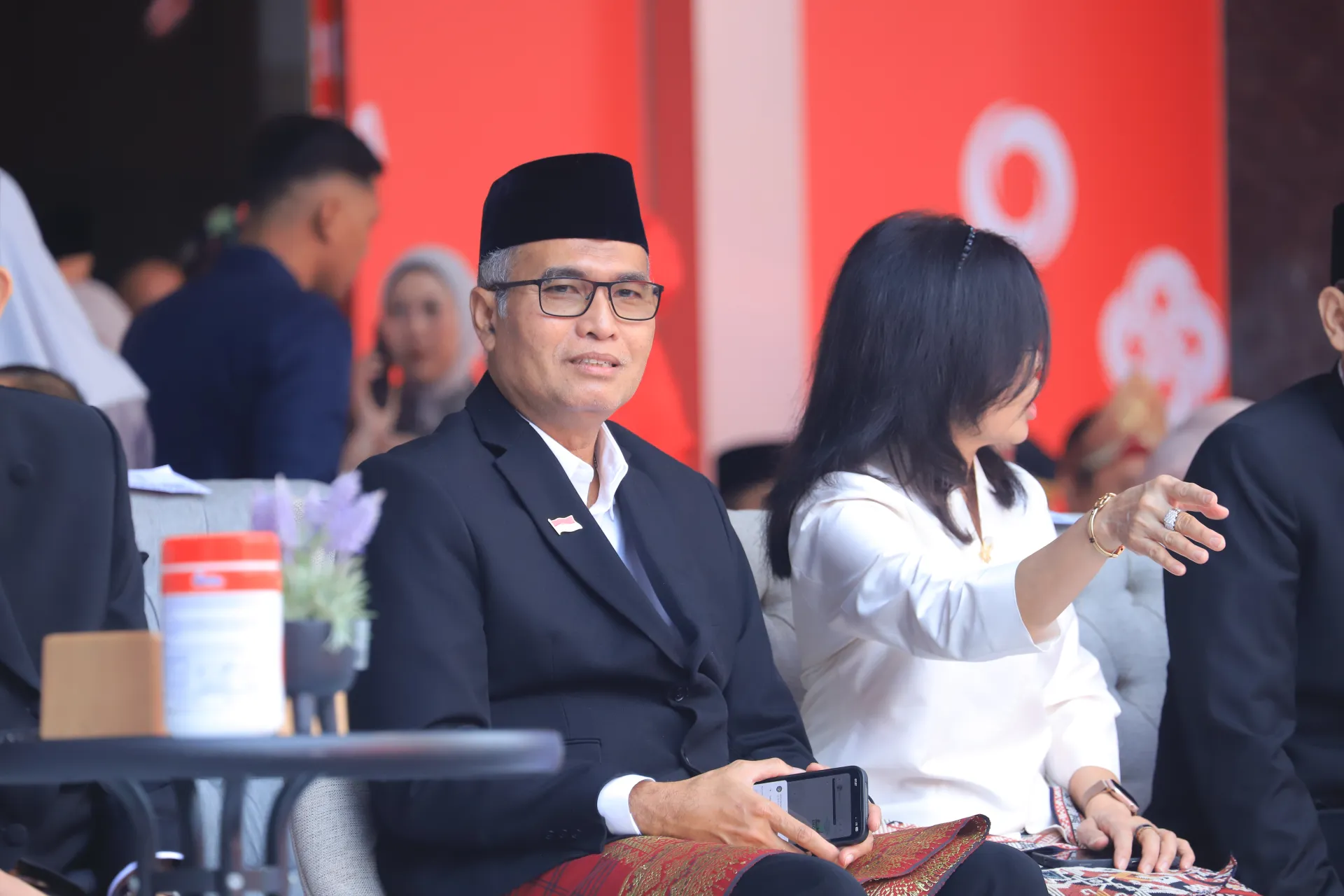 Moment upacara Peringatan HUT ke-81 Kemerdekaan Republik Indonesia