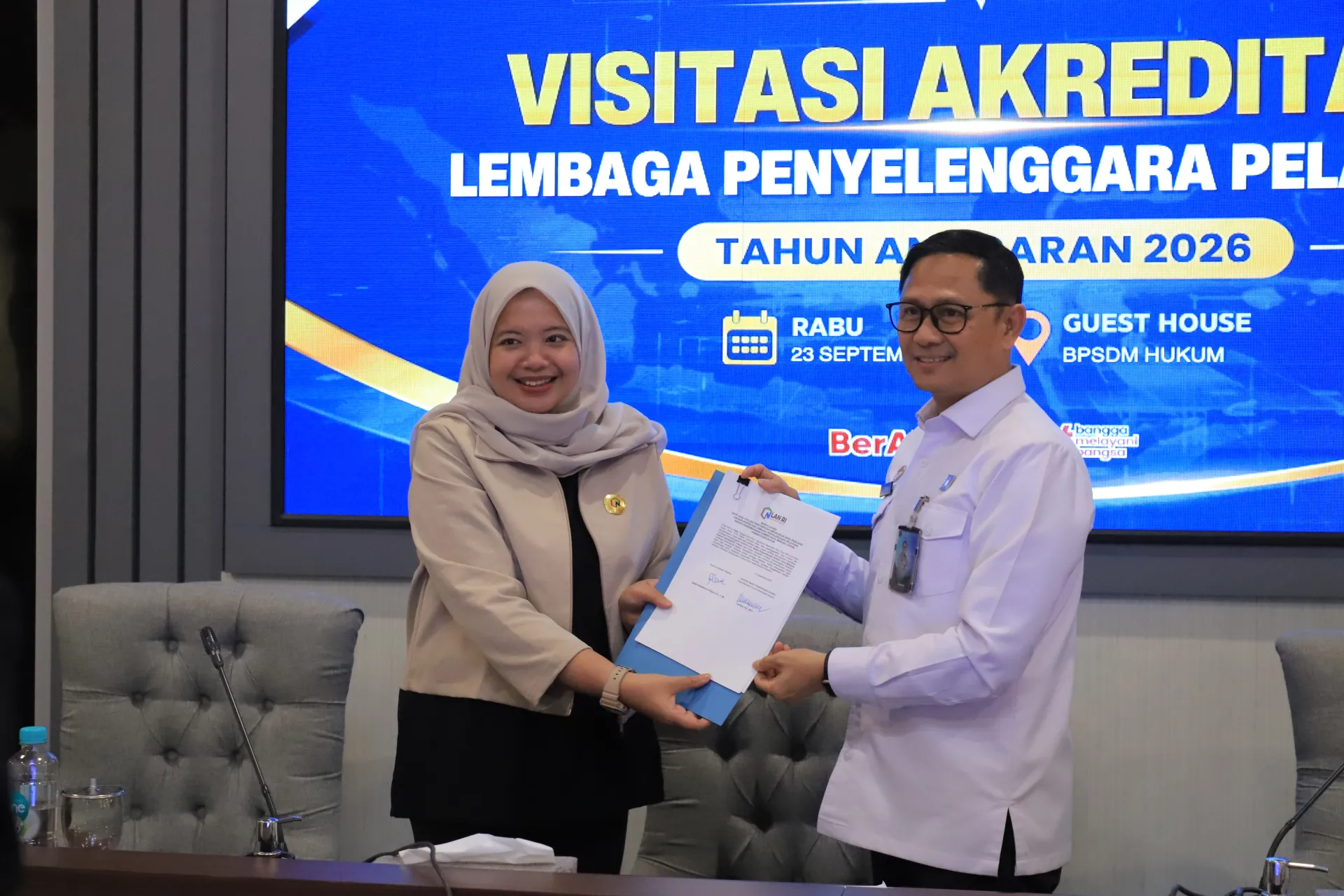 Visitasi Akreditasi Lembaga Pelatihan Oleh LAN