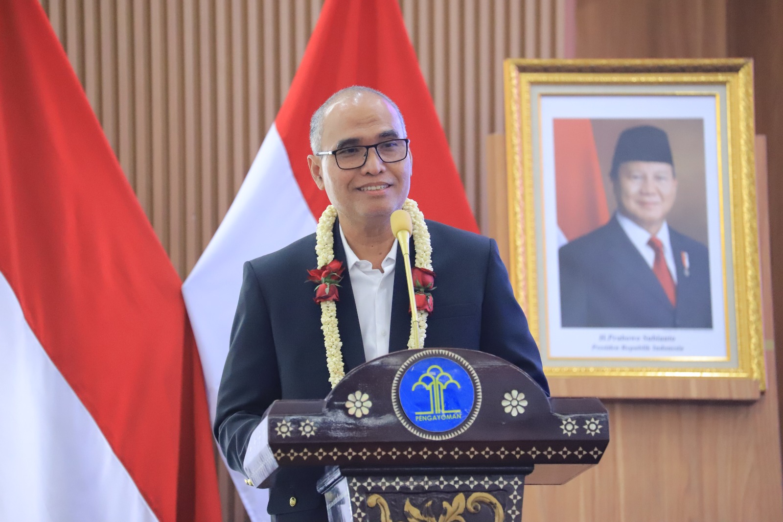 pisah sambut kepala BPSDM Hukum