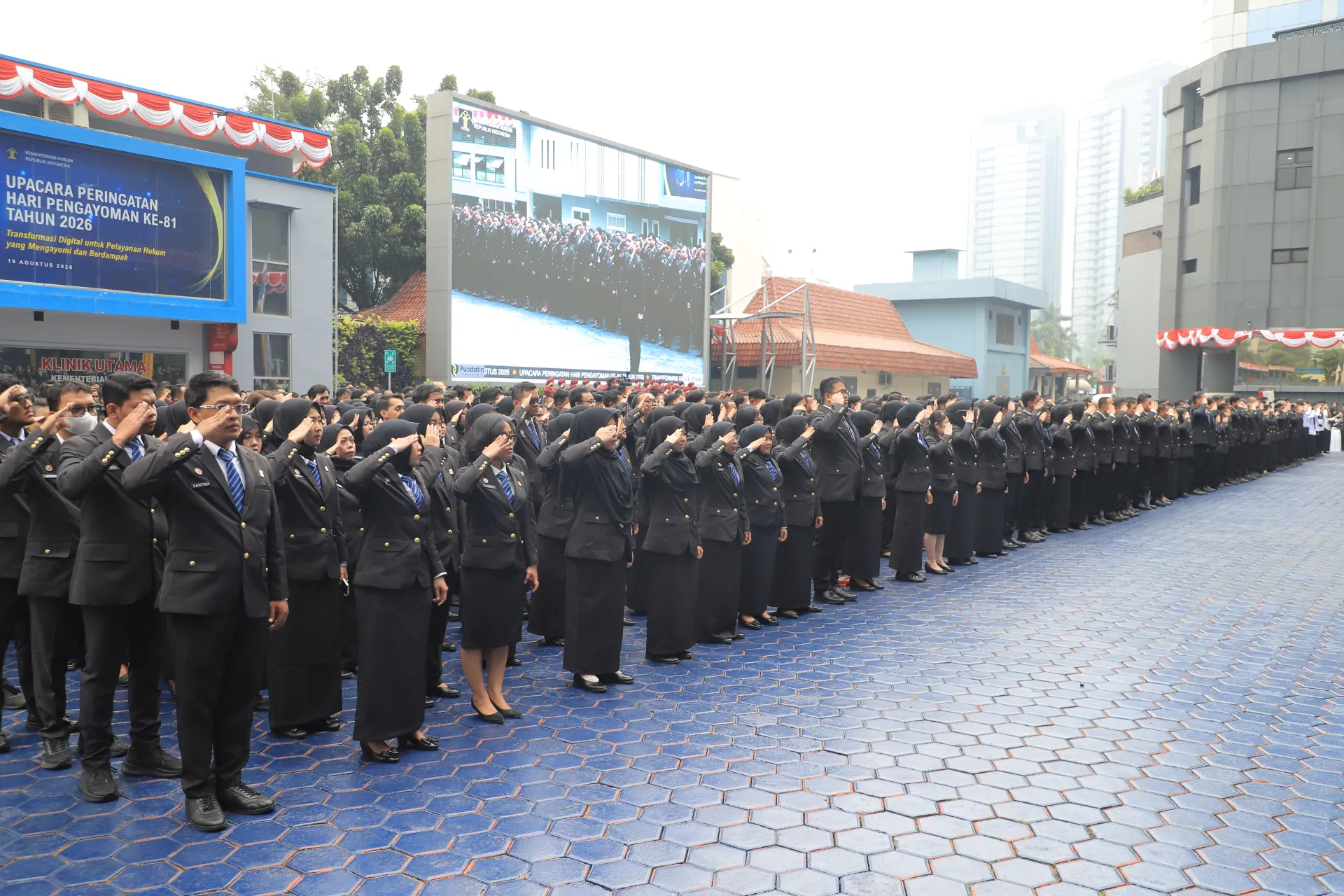 Rangkaian Upacara Peringatan Hari Pengayoman ke-81