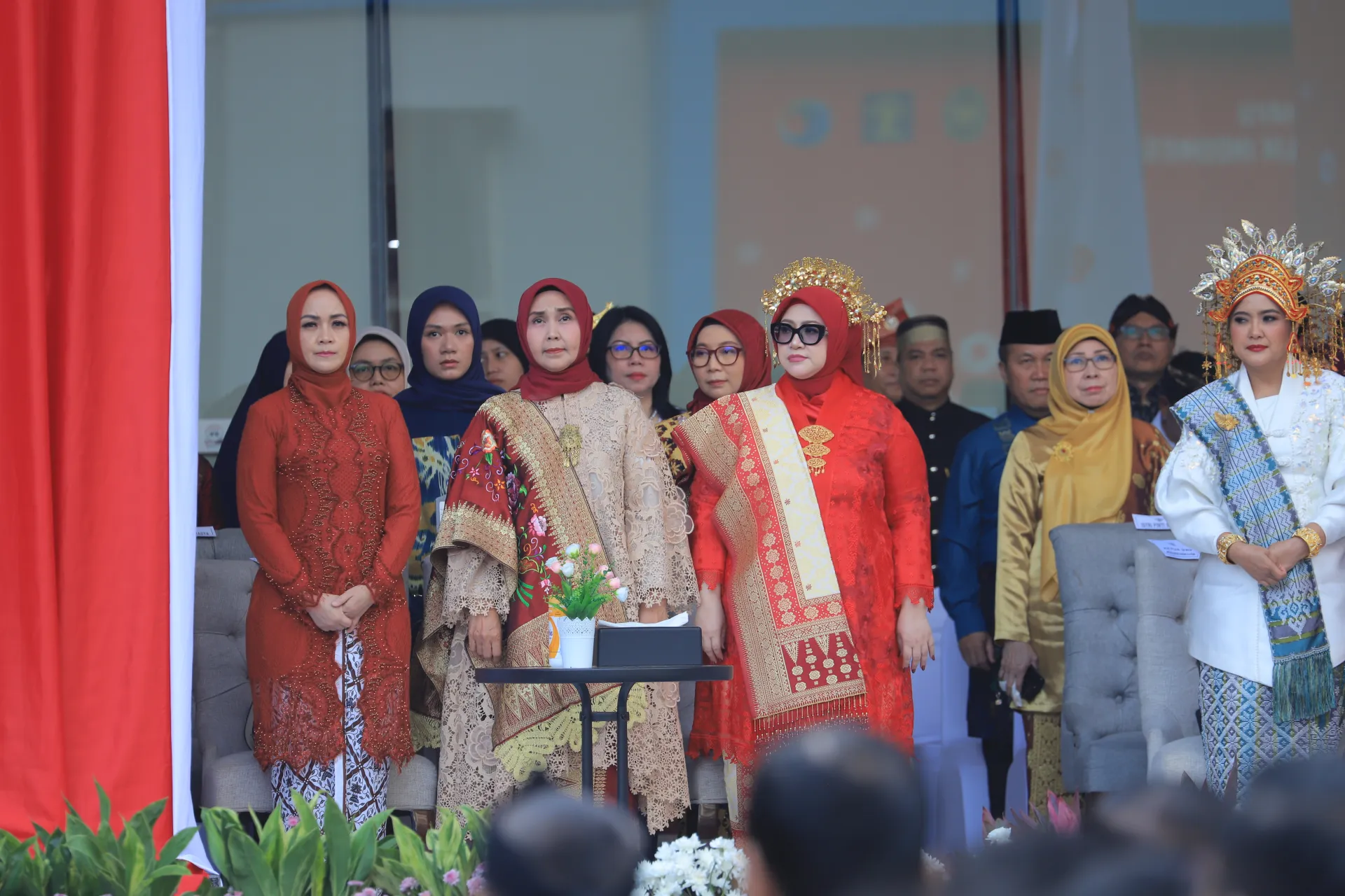 Moment upacara Peringatan HUT ke-81 Kemerdekaan Republik Indonesia
