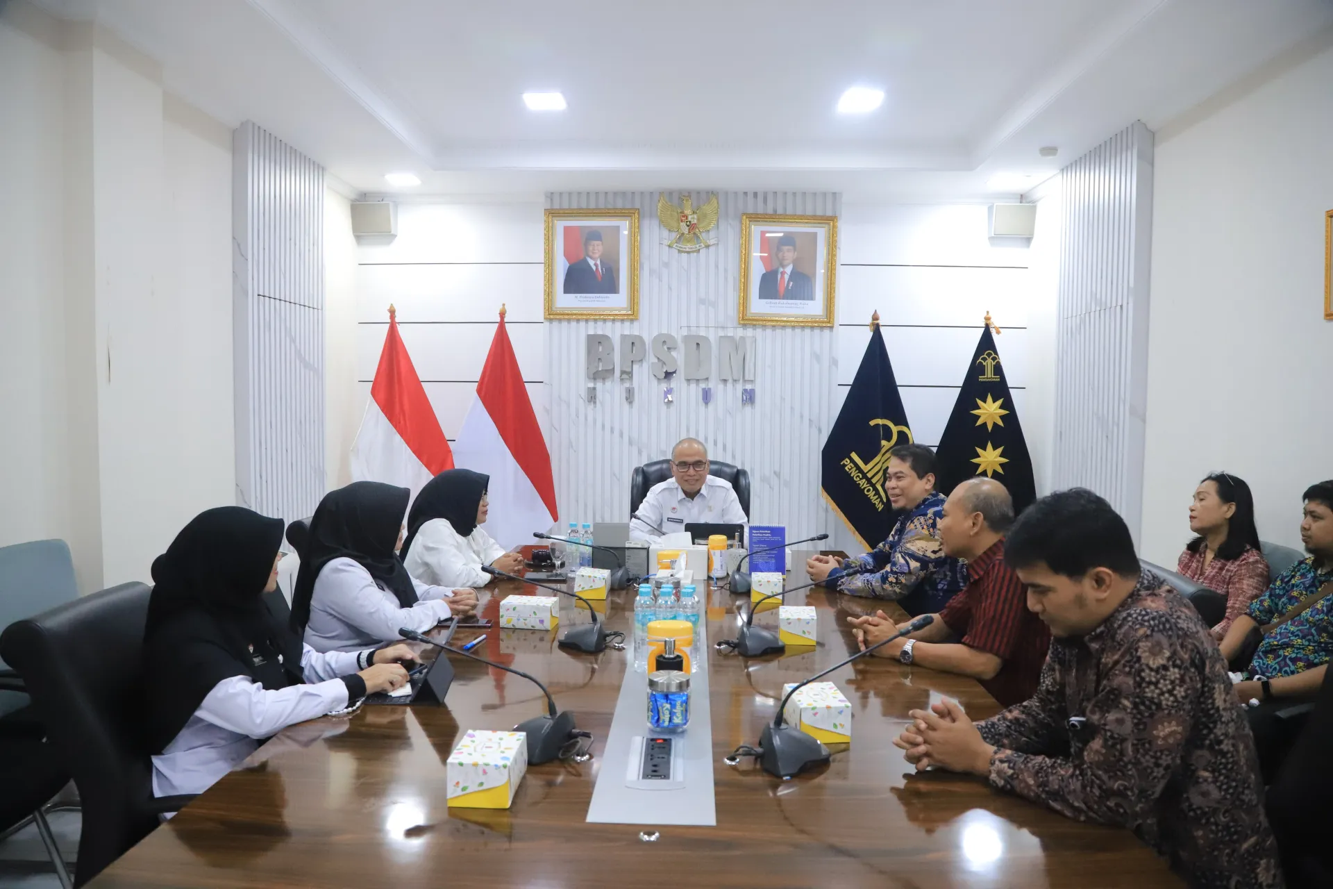 Kerja sama BPSDM Hukum dengan Politeknik Negeri Media Kreatif (Polimedia)