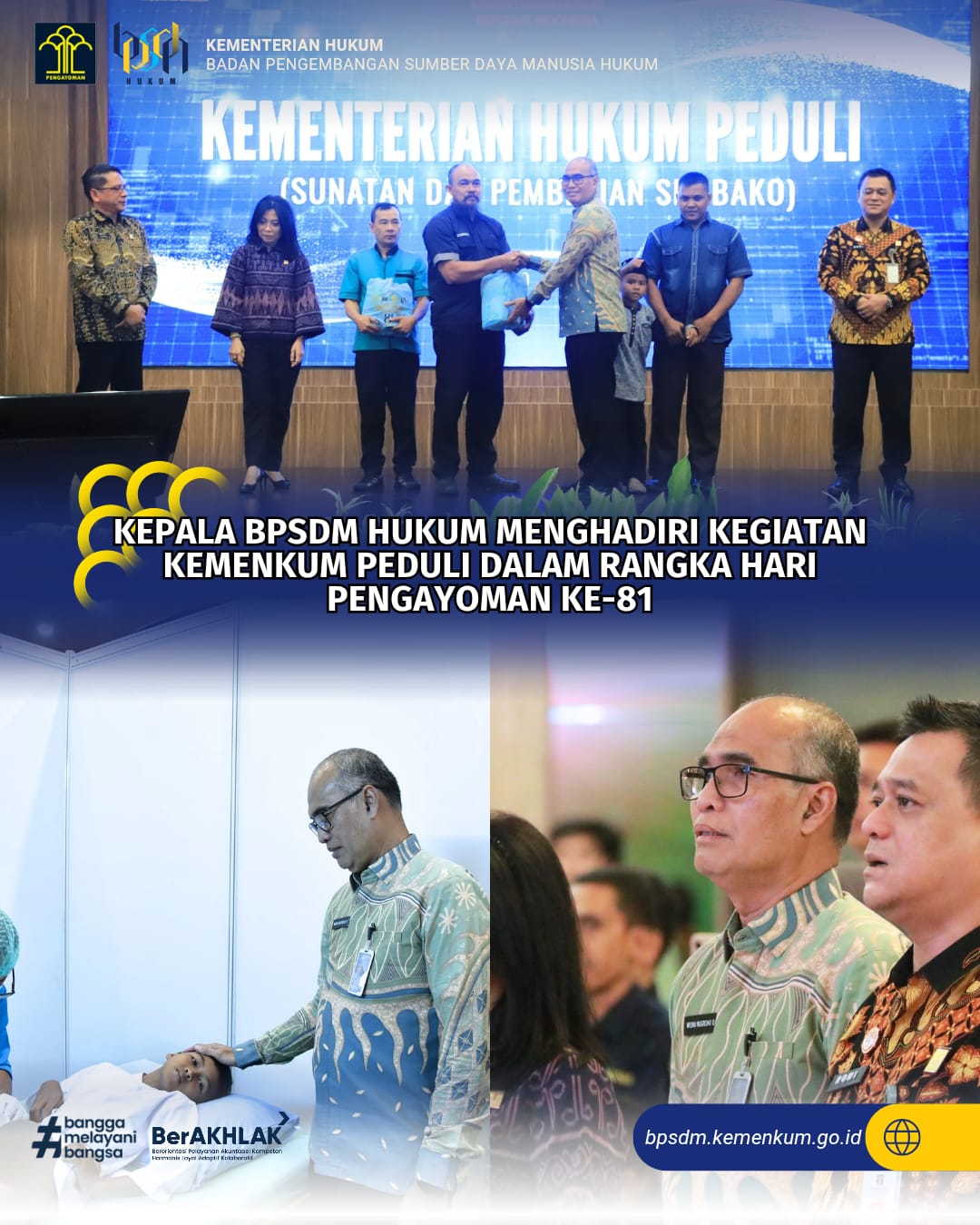 Kegiatan Kepala BPSDM Hukum Kamis 30 Juli 2026