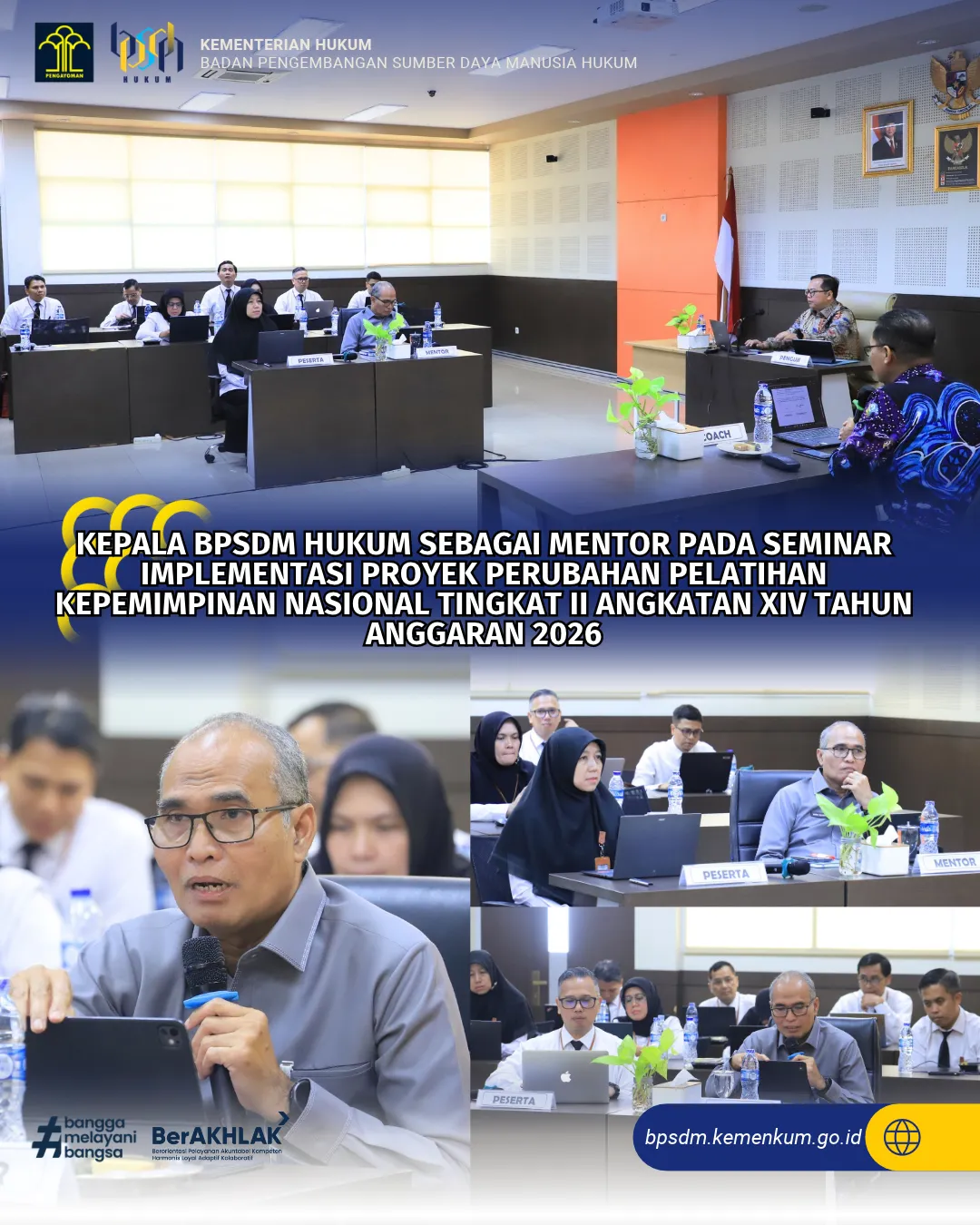 Kegiatan Kepala BPSDM Hukum Selasa 13 Oktober 2026