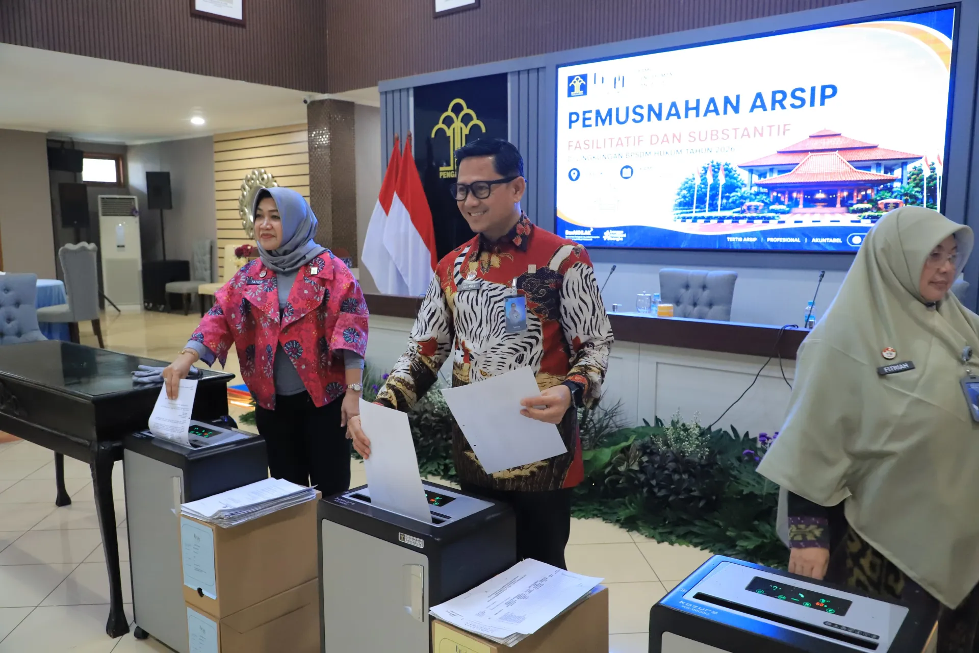 Pemusnahan Arsip Perkuat Tata Kelola dan Akuntabilitas BPSDM Hukum