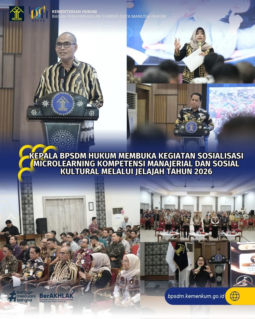 Kegiatan Kepala BPSDM Hukum Jumat 16 Oktober 2026