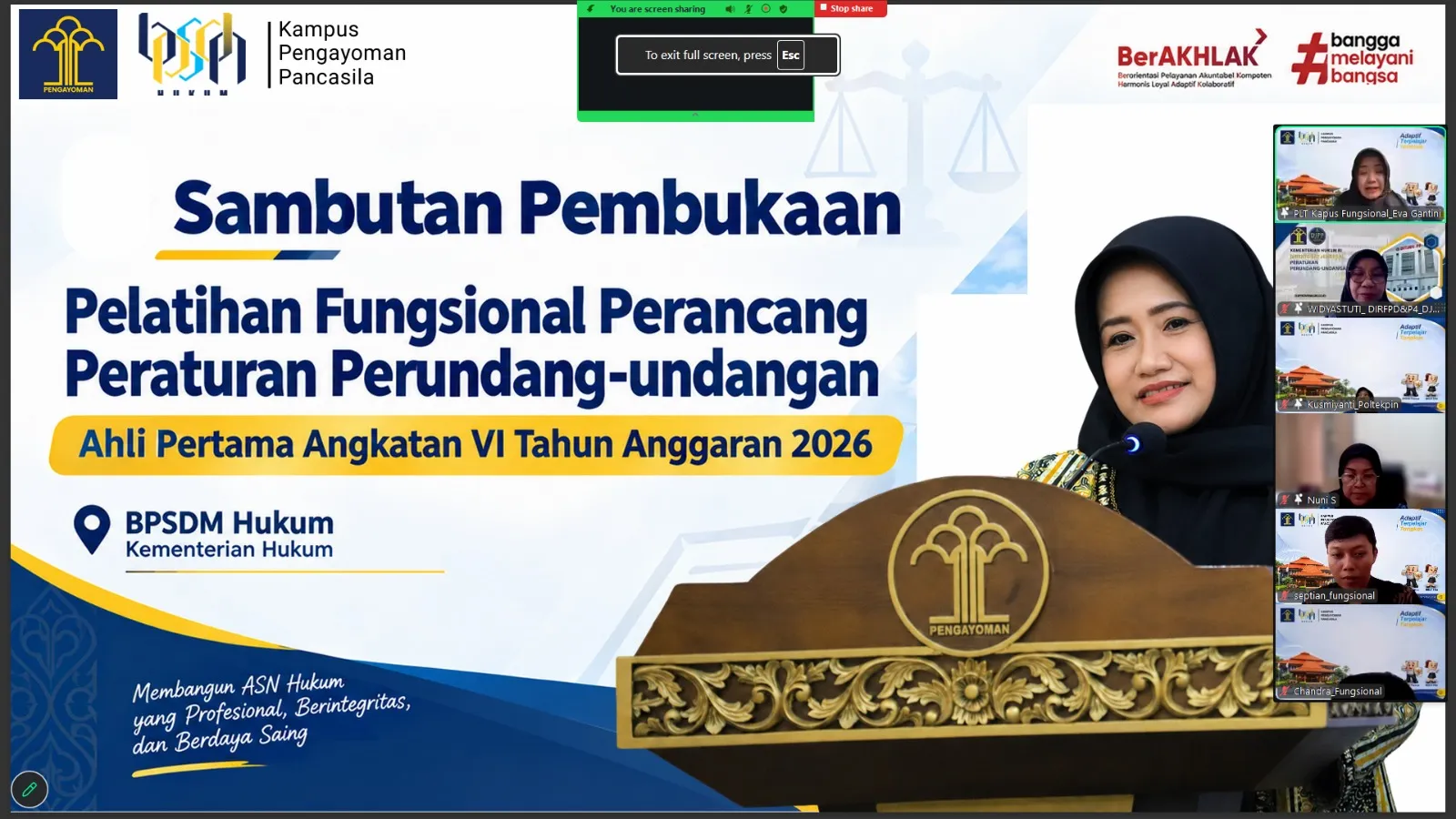 BPSDM Hukum Tingkatkan Kompetensi Perancang untuk Hasilkan Regulasi Berkualitas
