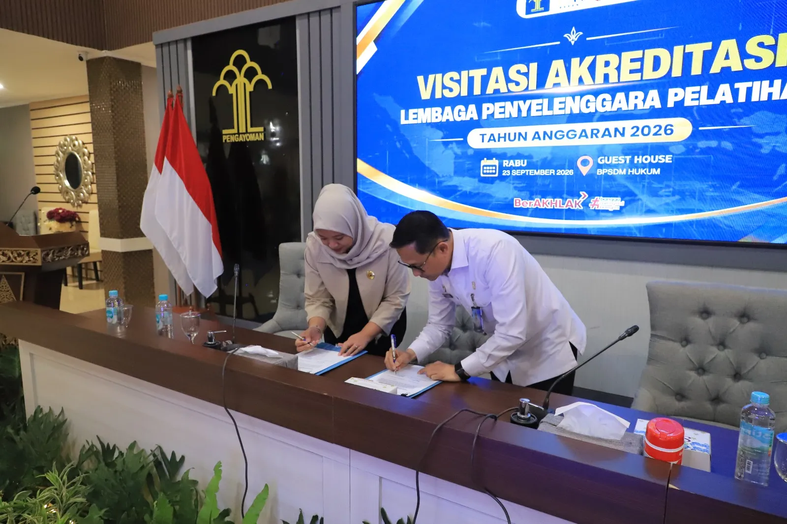 Bukan Sekadar Dokumen, BPSDM Hukum Tunjukkan Kesiapan Layanan Pelatihan kepada Asesor LAN RI