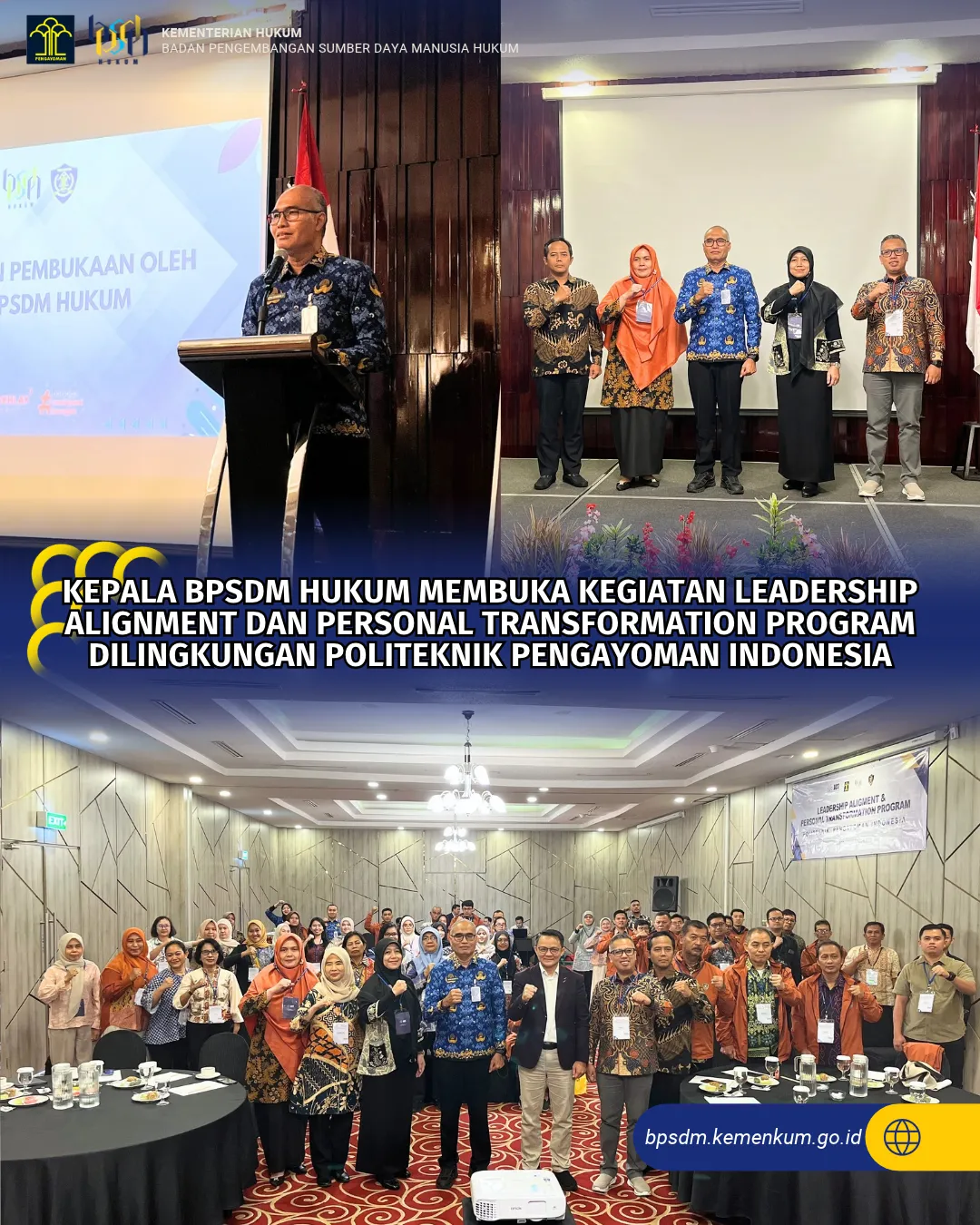 Kegiatan Kepala BPSDM Hukum Kamis 1 Oktober 2026