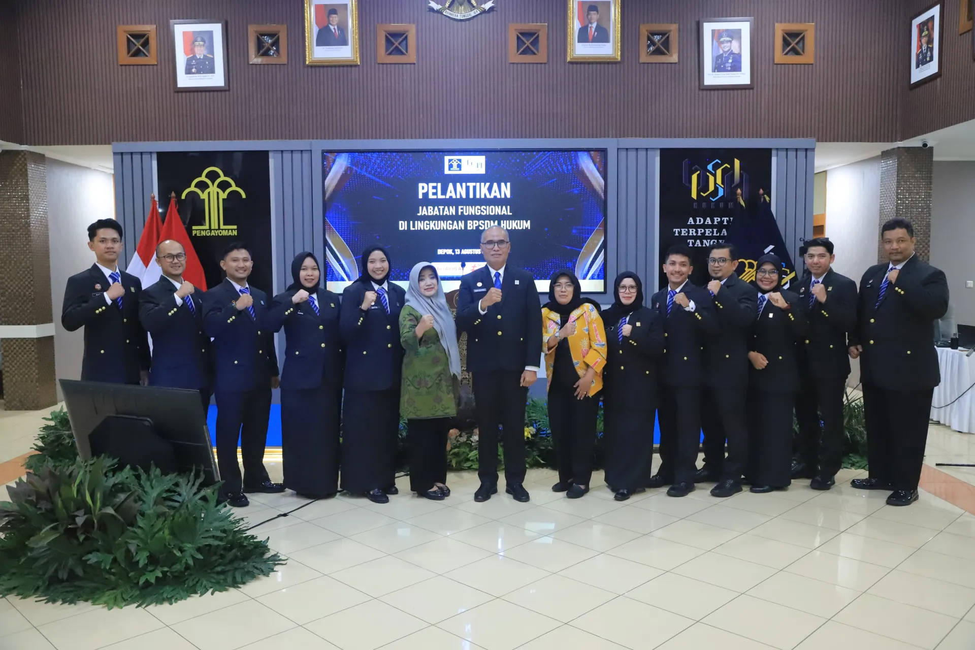 Pelantikan Pejabat Fungsional Perkuat Tata Kelola dan Kinerja BPSDM Hukum