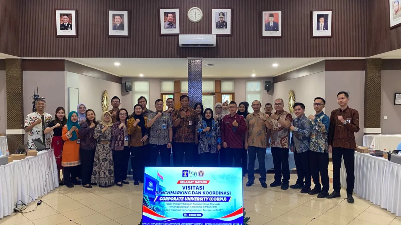 BPSDM Hukum-BNPT Bahas Transformasi Pengembangan Kompetensi melalui Corporate University