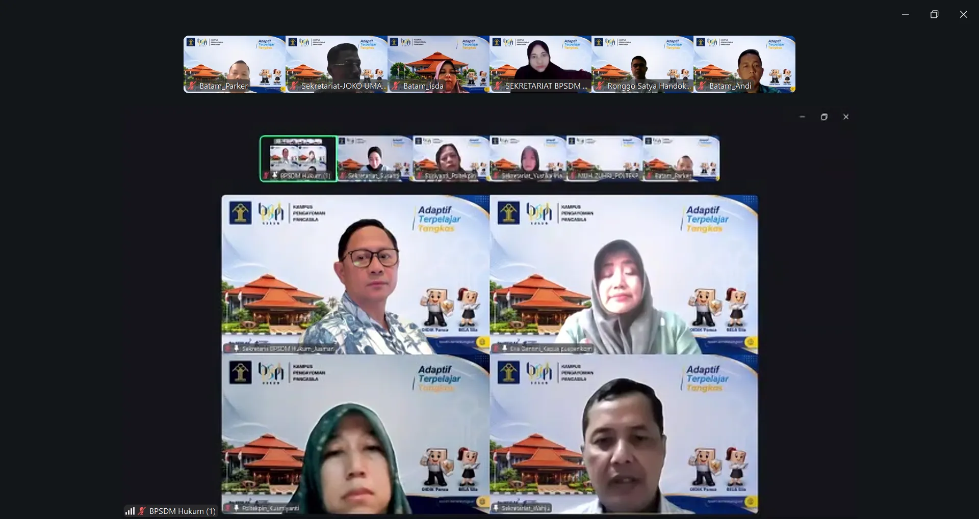 Disiplin ASN Jadi Fondasi Penguatan Pelayanan Publik di BPSDM Hukum