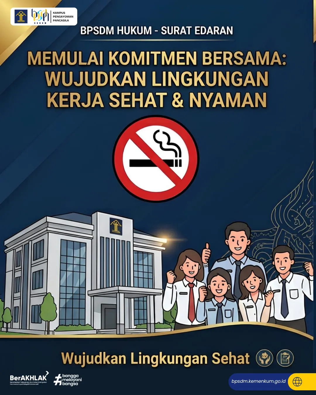 Mulai dari Komitmen Bersama, Wujudkan Lingkungan Kerja Sehat dan Nyaman