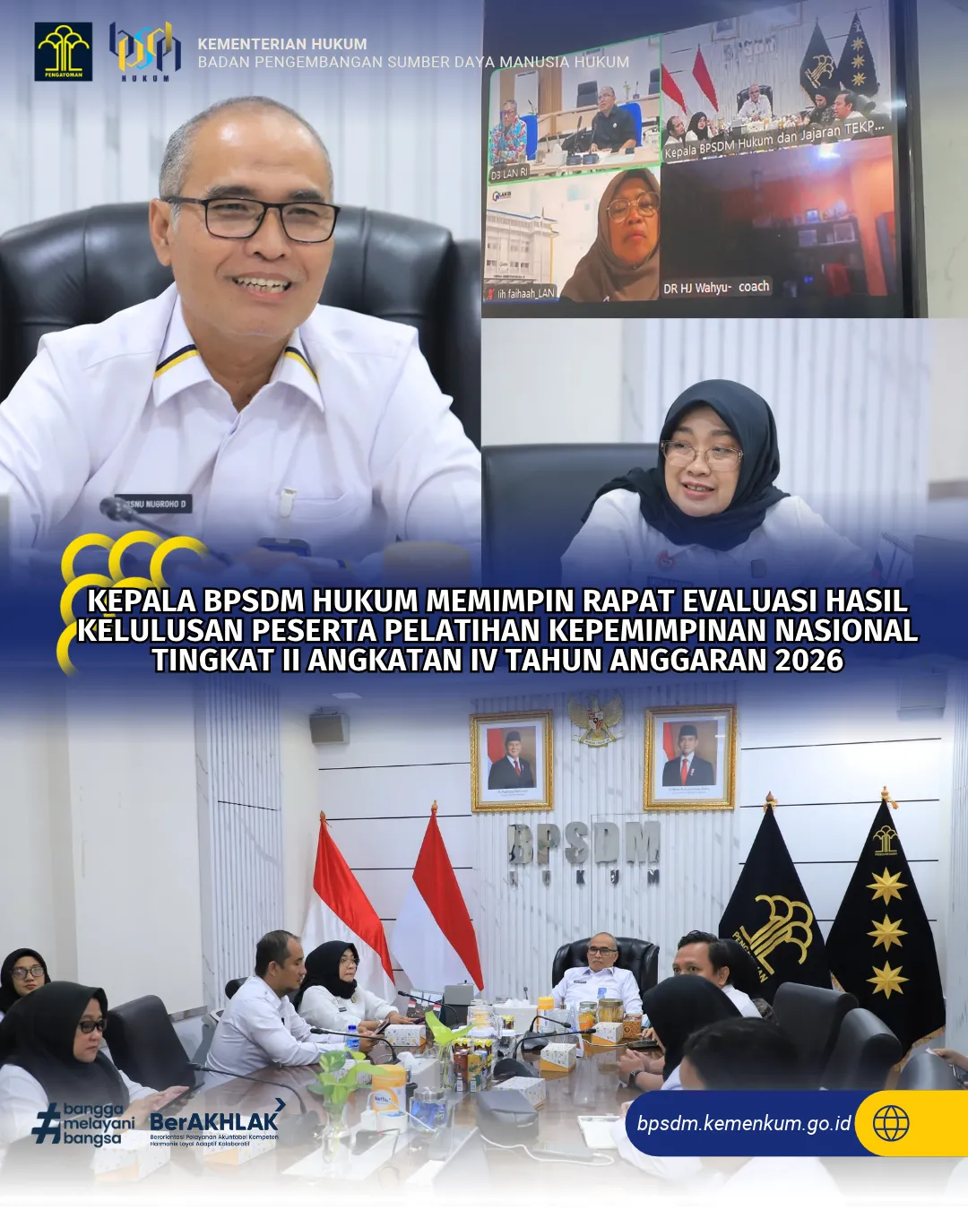 Kegiatan Kepala BPSDM Hukum Rabu 14 Oktober 2026