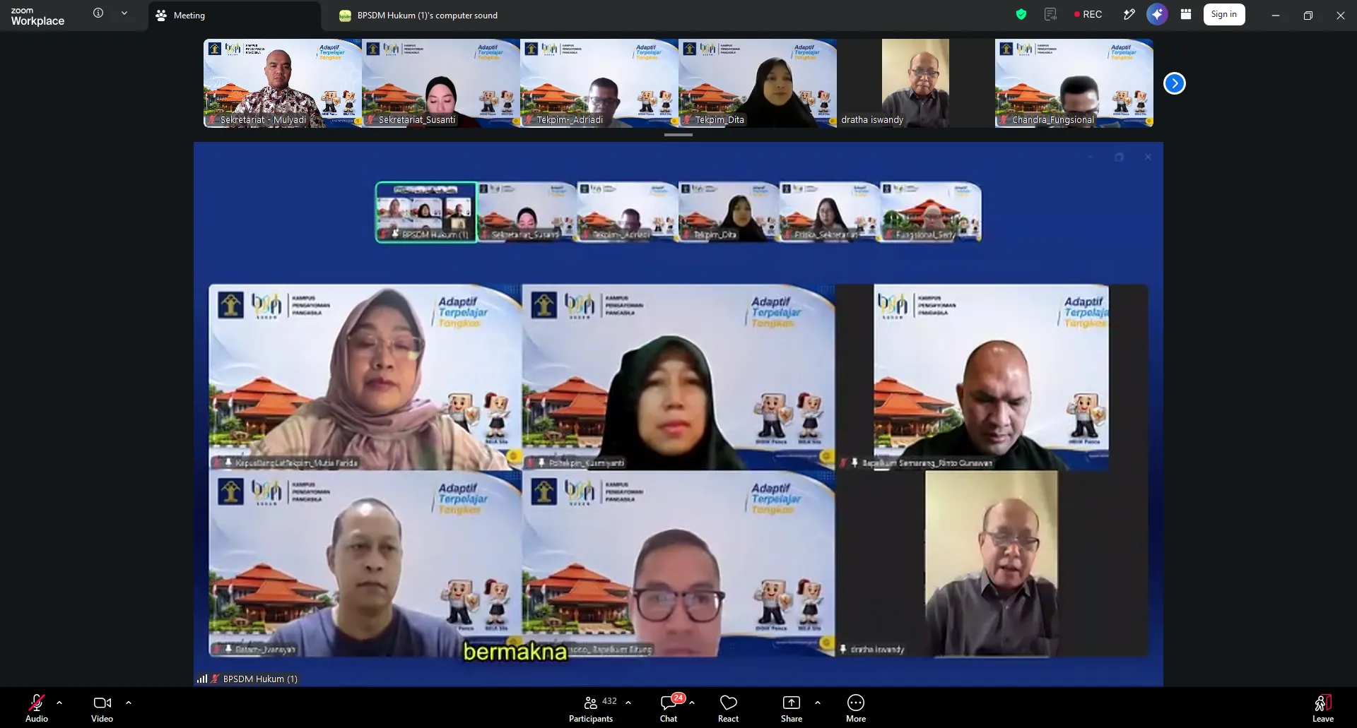 BPSDM Hukum Perkuat Integritas dan Adaptasi Teknologi untuk Tingkatkan Kualitas Pengabdian