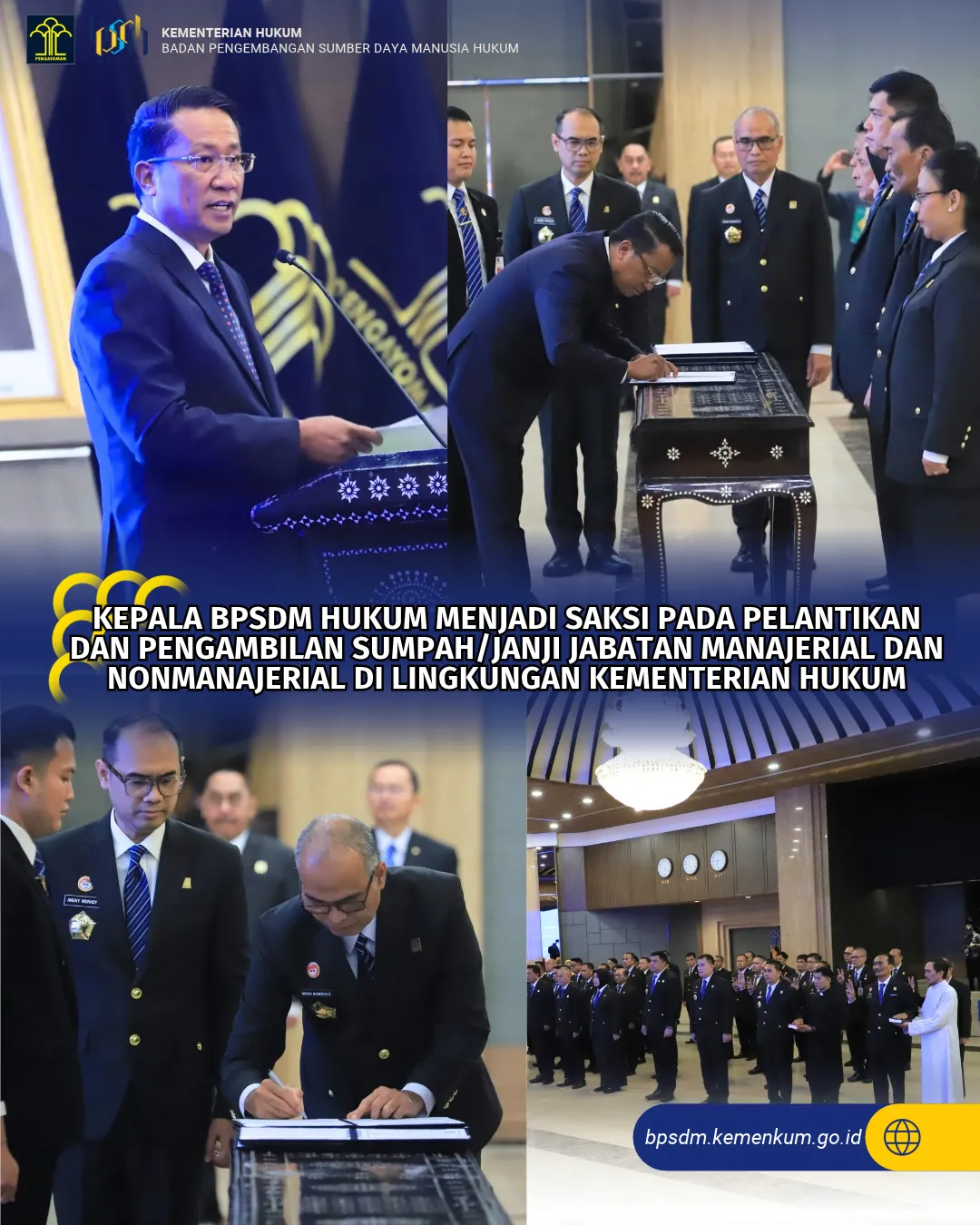 Kegiatan Kepala BPSDM Hukum Senin 5 Oktober 2026