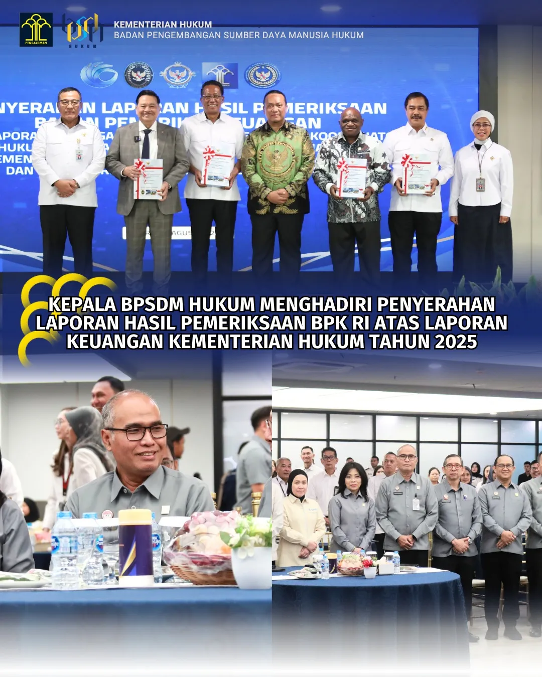 Kegiatan Kepala BPSDM Hukum Senin 3 Agustus 2026