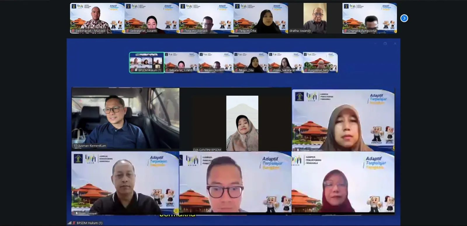 BPSDM Hukum Perkuat Disiplin dan Integritas untuk Tingkatkan Kualitas SDM Hukum