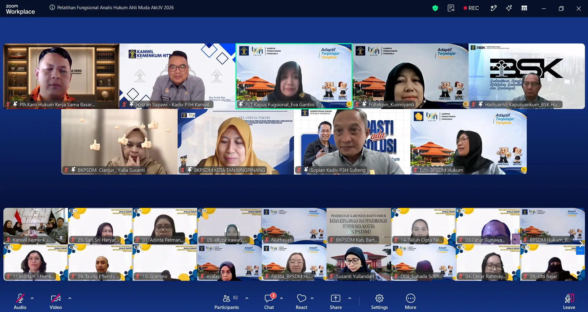 Pelatihan Analis Hukum Perkuat Kompetensi SDM untuk Dukung Kualitas Layanan Hukum