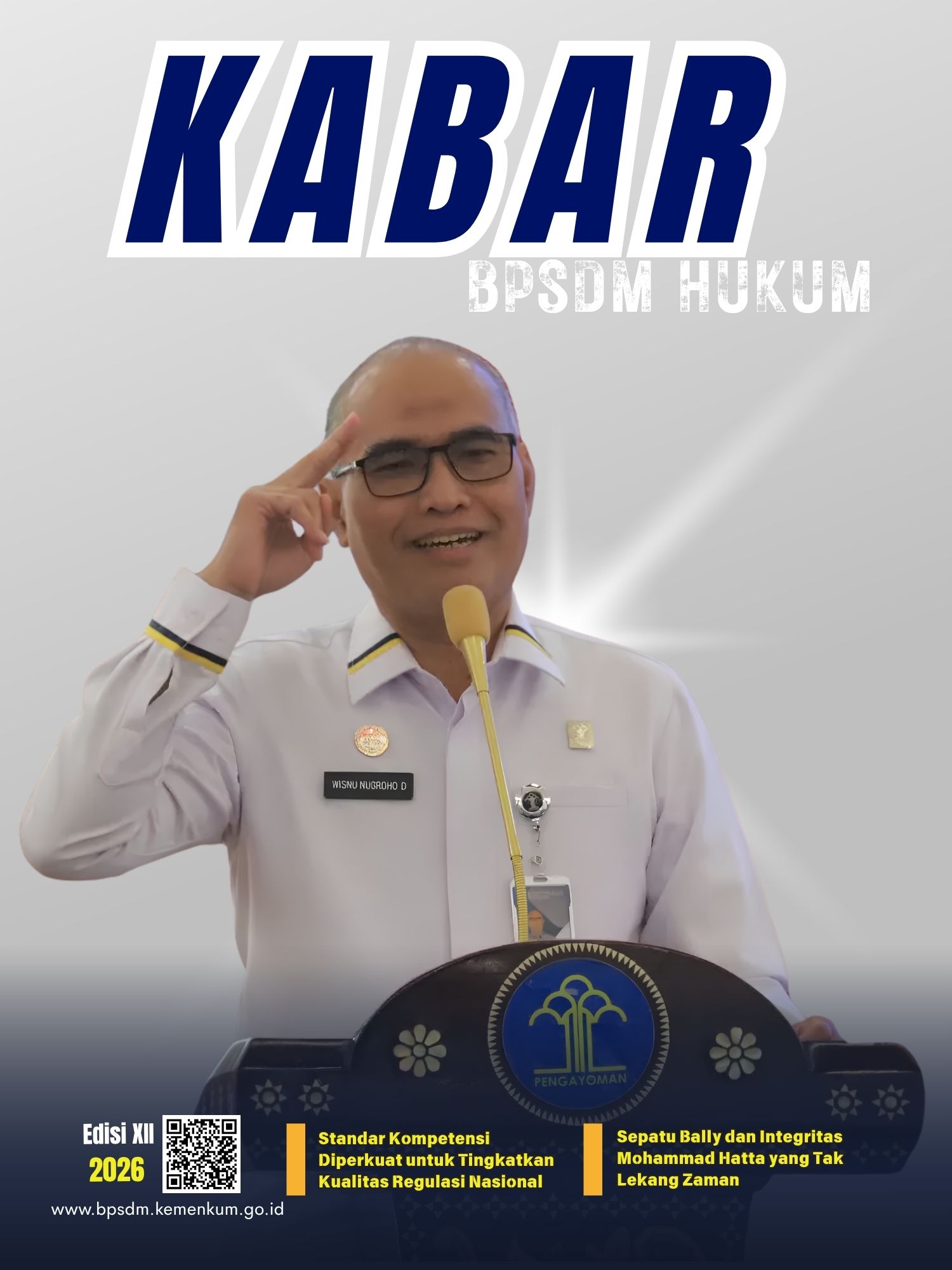 Sampul Majalah BPSDM Hukum Edisi XII tahun 2026