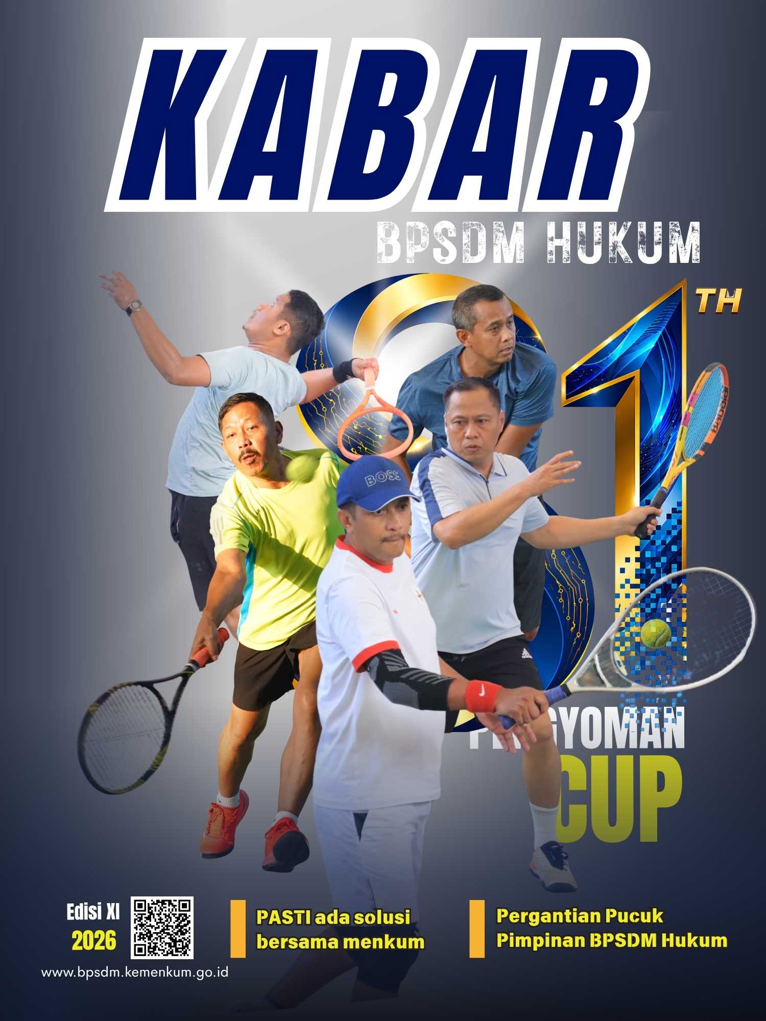 Sampul Majalah BPSDM Hukum Edisi XI tahun 2026