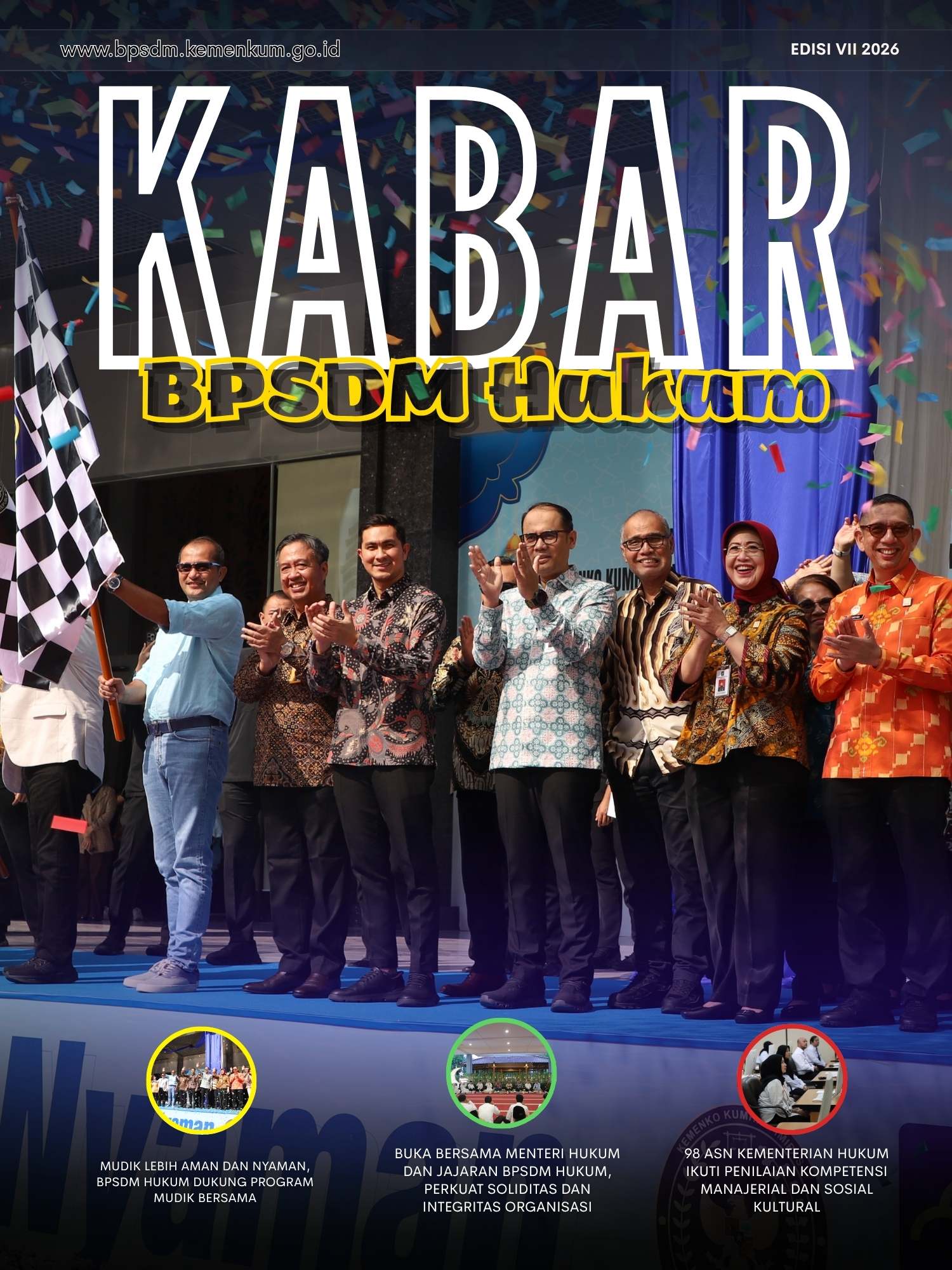 Sampul Majalah BPSDM Hukum Edisi VII Tahun 2026