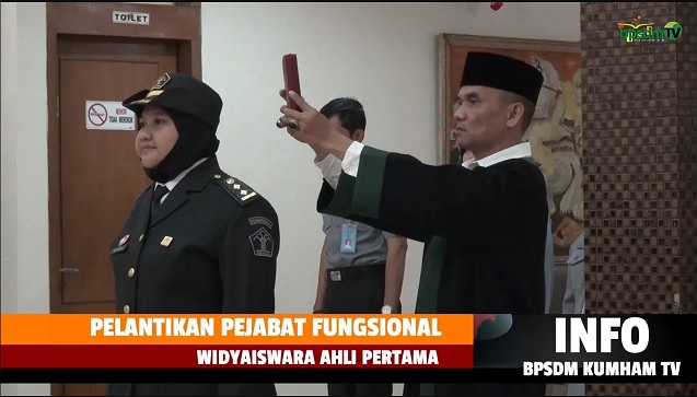 Halo BPSDM KUMHAM : PELANTIKAN JF WIDYAISWARA DI LINGKUNGAN BPSDM KUMHAM