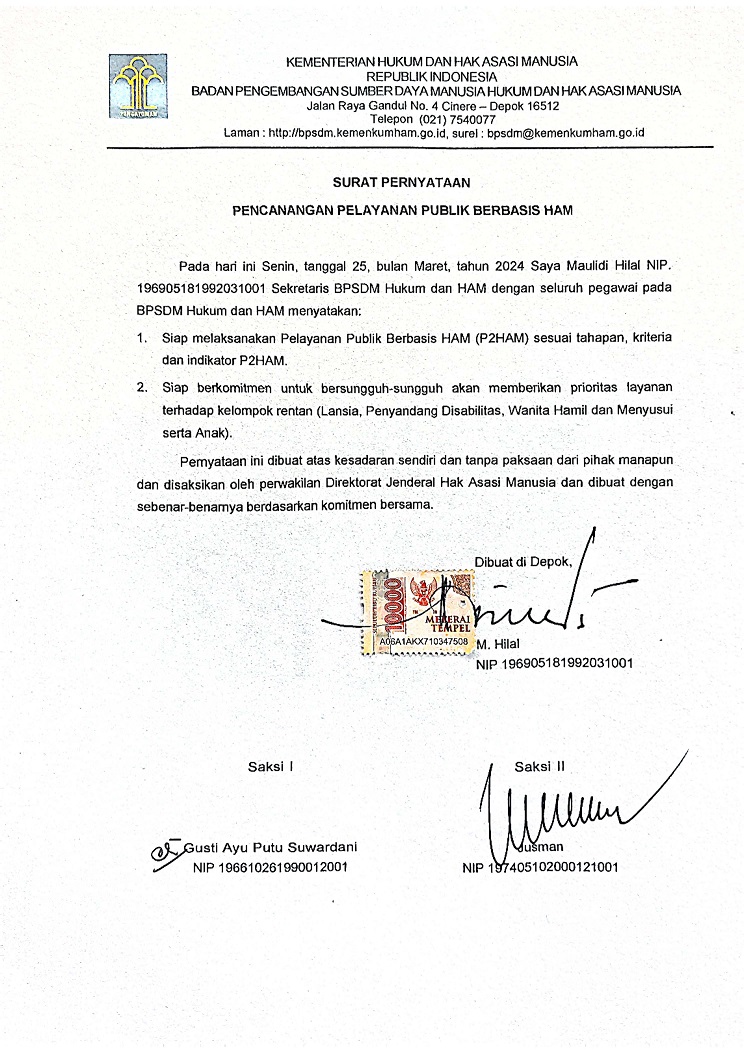 deklarasi P2HAM