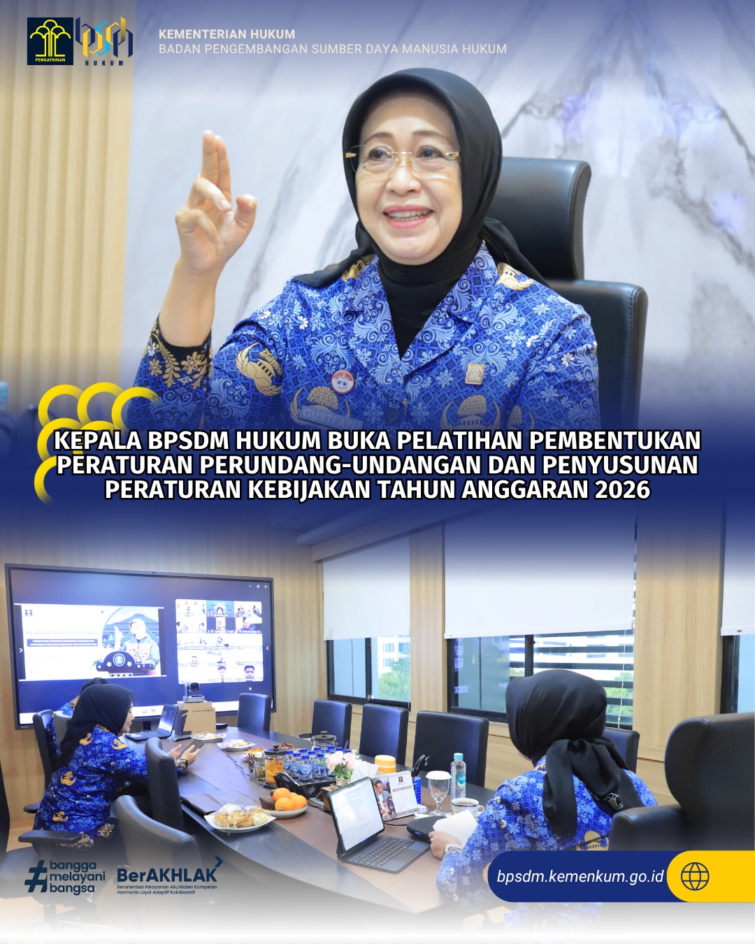 Kegiatan Kepala BPSDM Hukum Rabu 17 Juni 2026