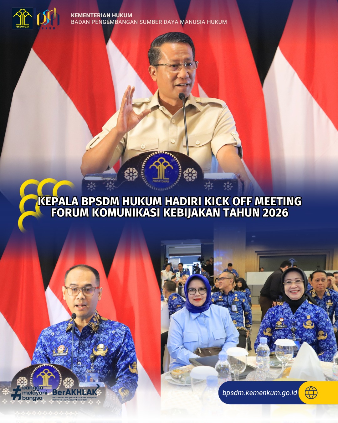 Kegiatan Kepala BPSDM Hukum Rabu 17 Juni 2026