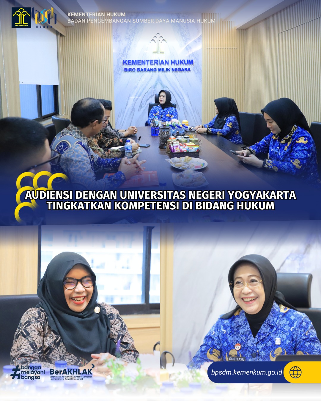 Kegiatan Kepala BPSDM Hukum Rabu 17 Juni 2026