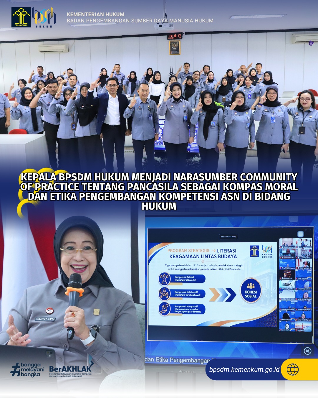 Kegiatan Kepala BPSDM Hukum Selasa 30 Juni 2026