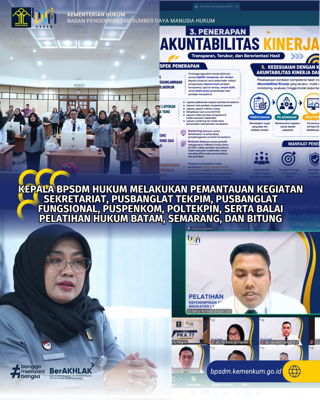 Kegiatan Kepala BPSDM Hukum Selasa 30 Juni 2026