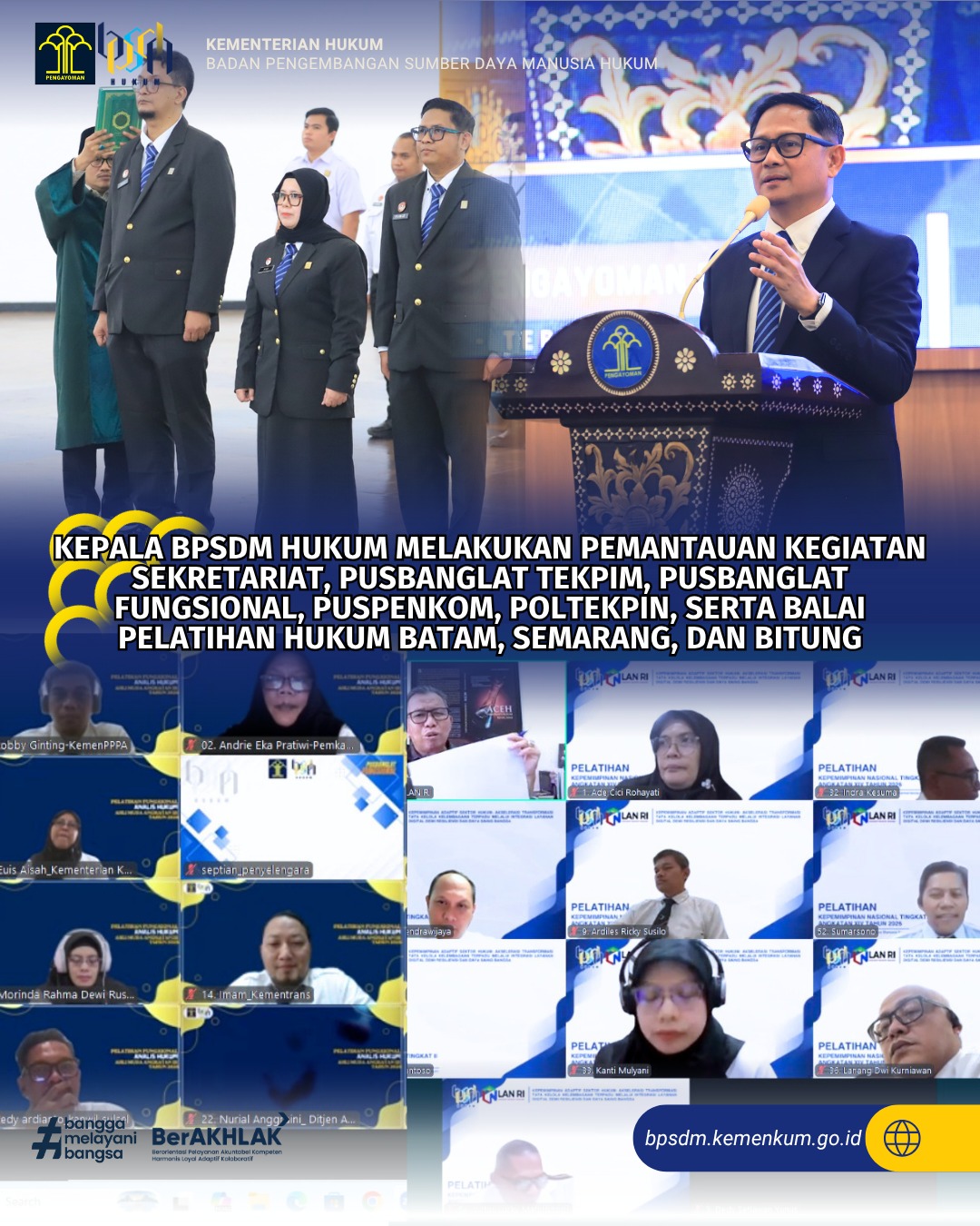 Kegiatan Kepala BPSDM Hukum Rabu 08 Juli 2026