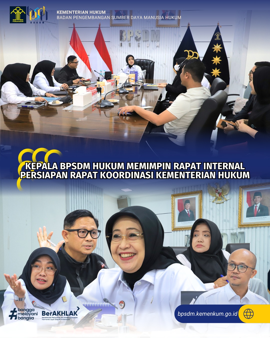 Kegiatan Kepala BPSDM Hukum Rabu 01 Juli 2026