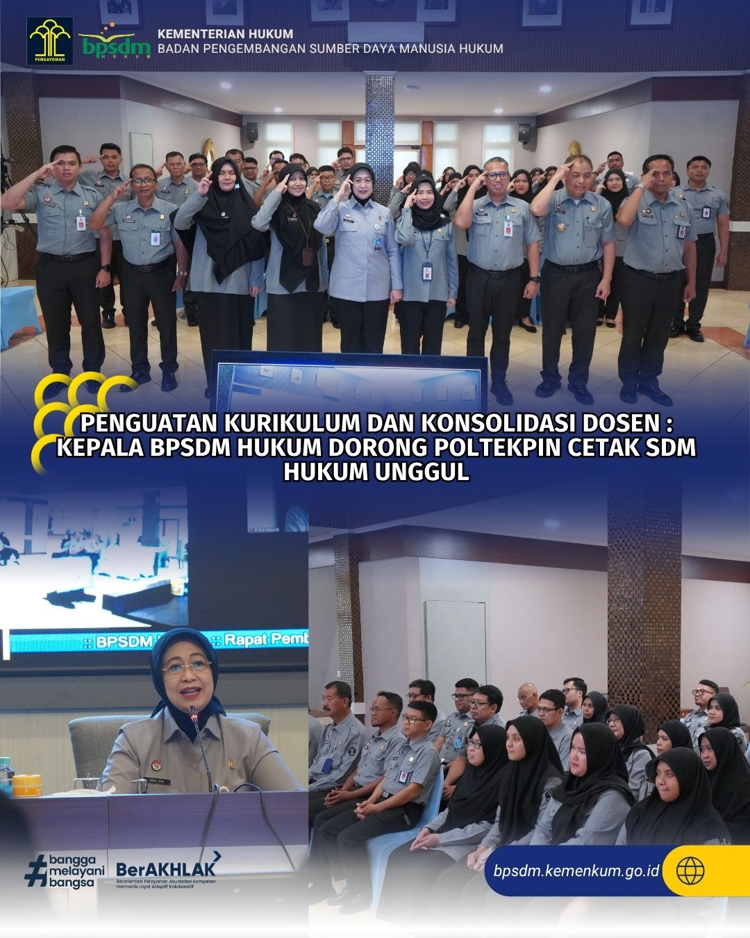 Kegiatan Kepala BPSDM Hukum, Selasa 31 Maret 2026