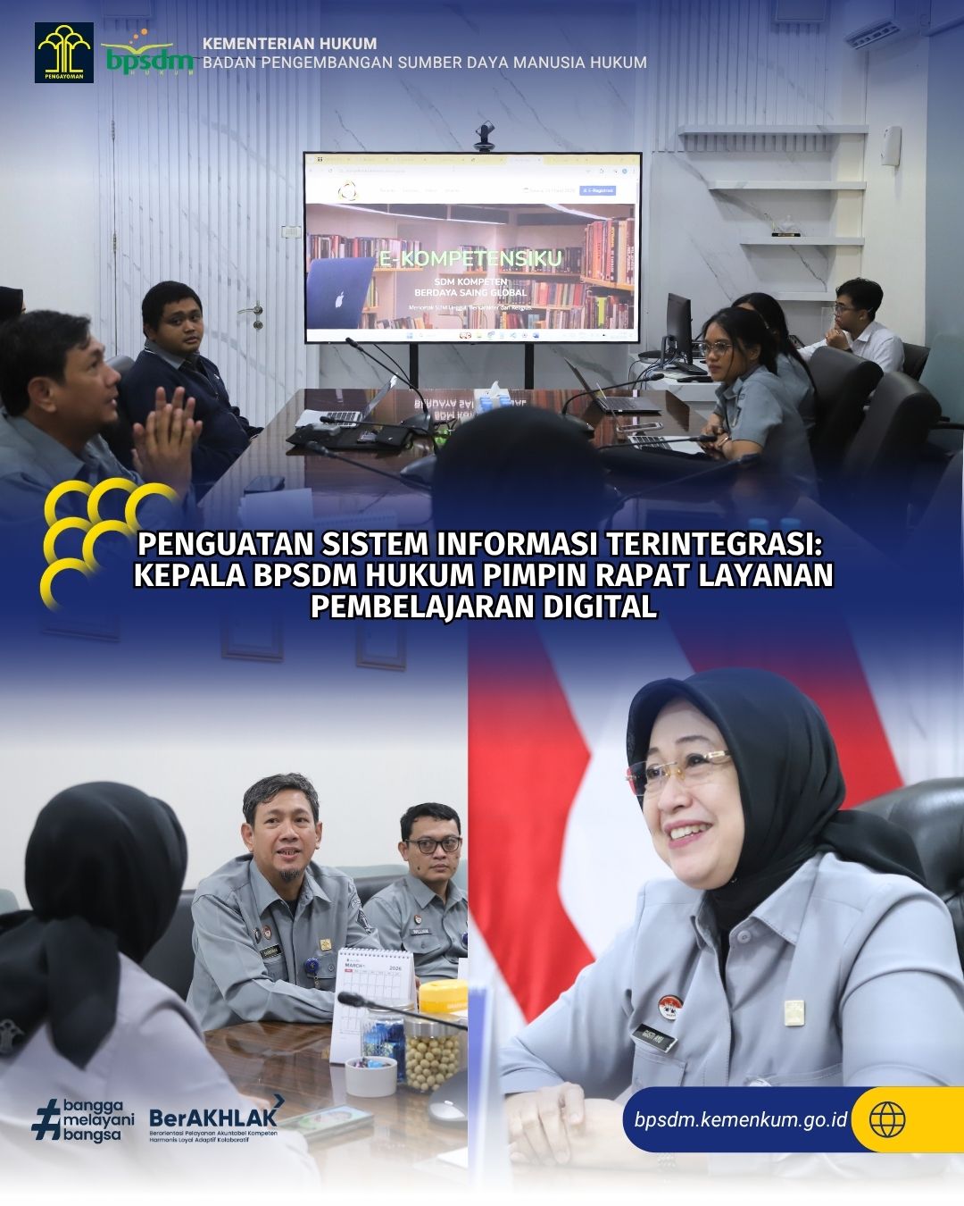 Kegiatan Kepala BPSDM Hukum, Selasa 31 Maret 2026
