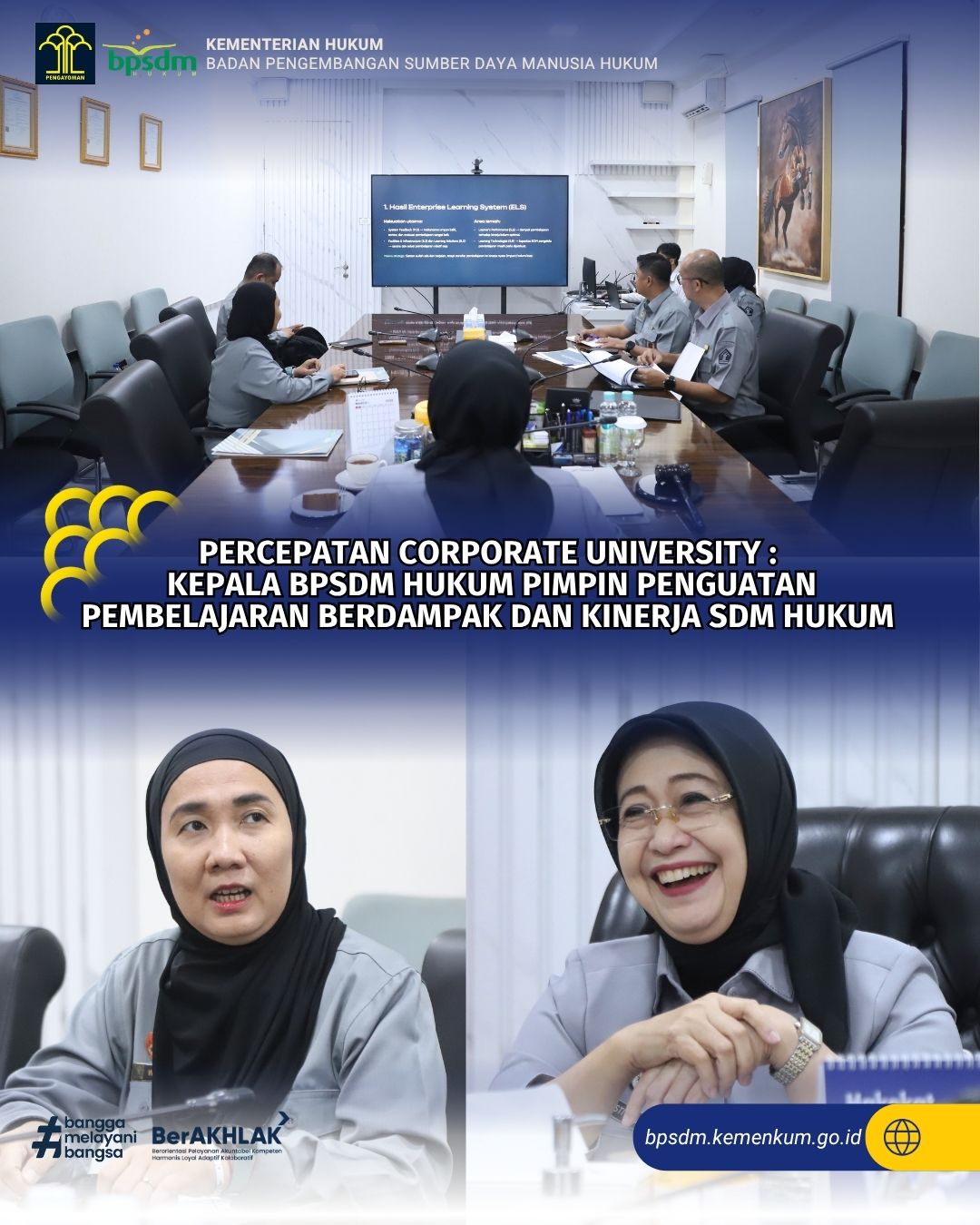 Kegiatan Kepala BPSDM Hukum, Selasa 31 Maret 2026