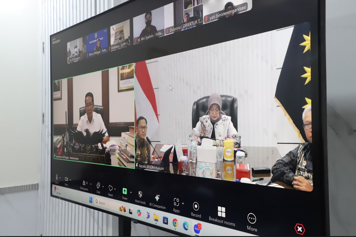 VIRTUAL PENGARAHAN MENTERI HUKUM
